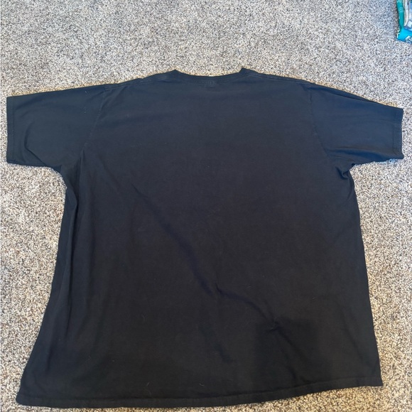 Black Graphic T-Shirt with Van Gogh Design - Picture 4 of 4